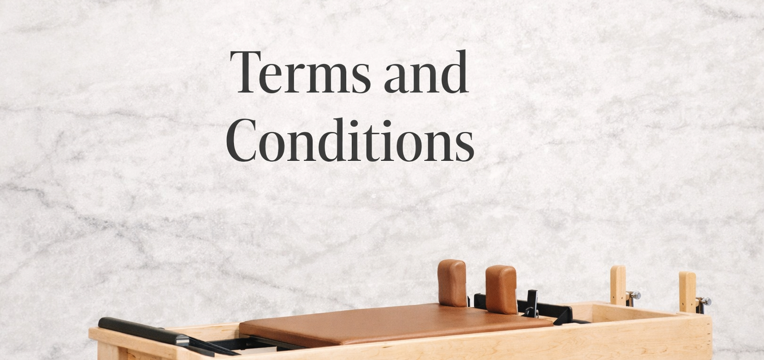 Atro Pilates Terms and Conditions
